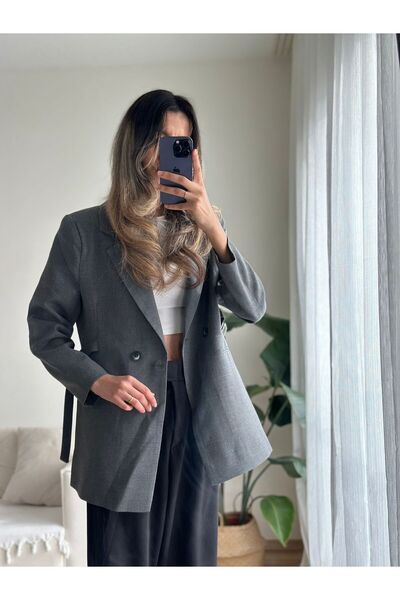 MODA Oversize Anthracite Blazer Jacket