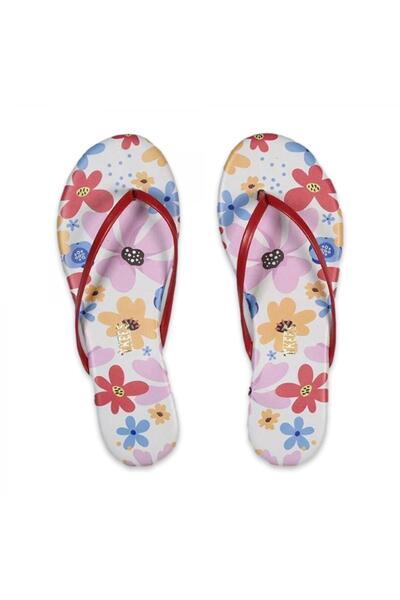 Tkees Tk-2023 Σαγιονάρες Κόκκινες Γυναικείες Παντόφλες