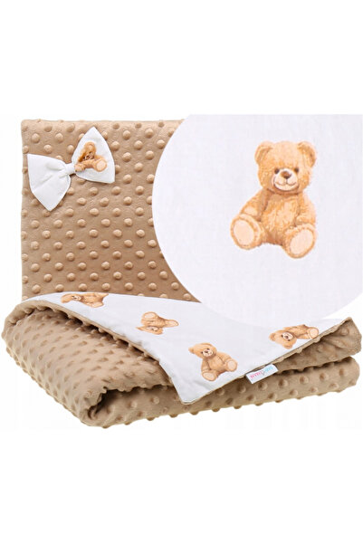 Babymam Set paturica dubla 75x55 cm si pernuta asortata 25x35 cm pentru copii...