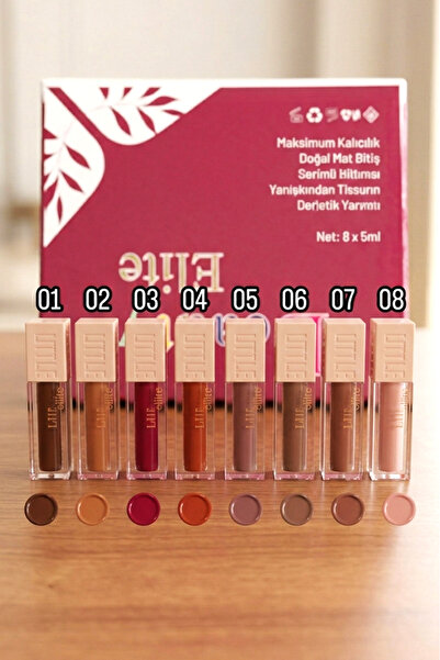 Raneel Kazançlı Alışveriş Kadın Beauty Mini Likit Ruj ve Parlatıcı