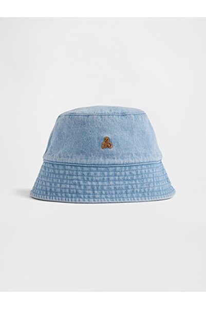 GAP Bebek Açık Mavi Brannan Bear Denim Bucket Şapka