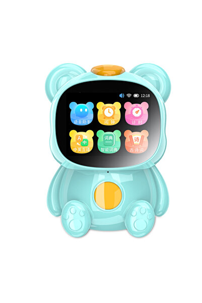 Ai لعبة أطفال روبوتية ذكية تعمل بالتحكم الصوتي وساعة منبه