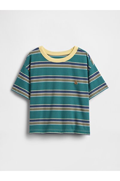 GAP Erkek Bebek Yeşil Boxy T-Shirt