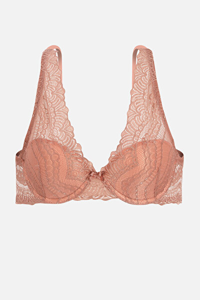 Weweus Set de dantelă sutiene - Fără burete - 2277 - Dusty Rose