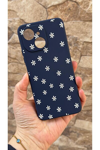 Vip Case Tecno Spark 40C Compatible Mini Daisy Patterned Silicone Shock-Absor...