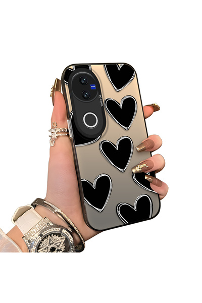 ucuc حافظة حماية لعدسة الهاتف من السيليكون الصلب أكريليك متوافقة مع Vivo V50 ...