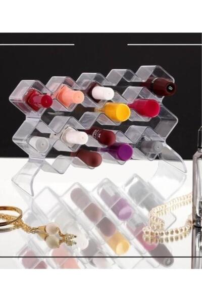 Raneel Kazançlı Alışveriş 18-compartment makeup organizer for lipstick and na...