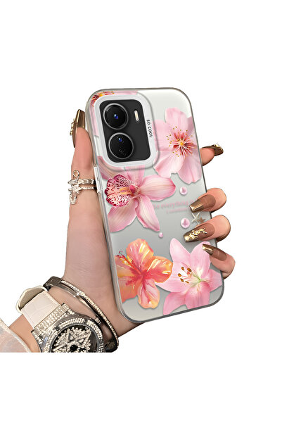 ucuc حافظة حماية للعدسات من السيليكون الصلب أكريليك متوافقة مع هاتف Vivo Y02S...