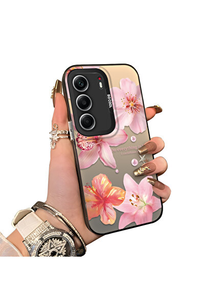 ucuc Tecno Camon 40 Uyumlu Sert Akrilik Arka Silikon Kenar Lens Koruma Kılıf ...