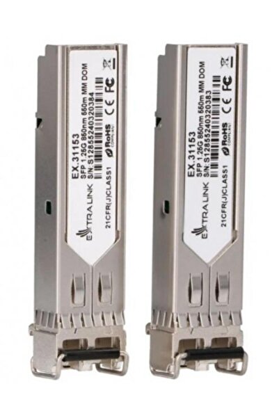 Ubiquiti EXTRALINK SFP 1.25G 2-PACK transceiver, 850nm, Multi Mode, 0.55km, L...