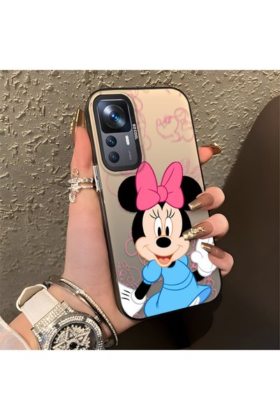 CASEVIBE Mi 12T/12T Pro Compatible Stylish Minnie Mouse Pattern Shockproof Ph...