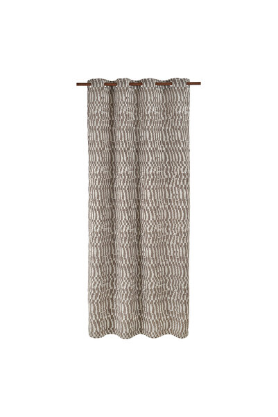 DECOMEX Curtain with rings LIPARI 150x260cm brown