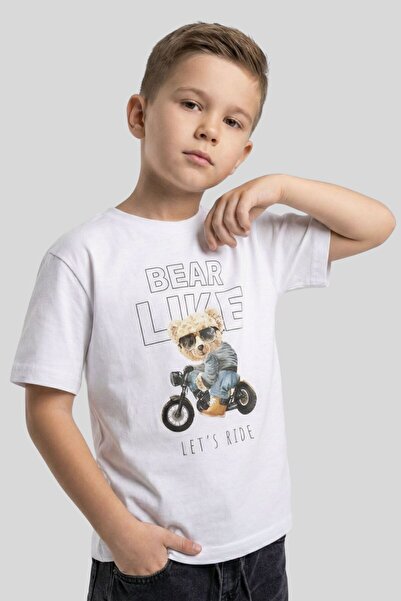 ww waka waka kids store Μπλουζάκι για αγόρια με λαιμόκοψη ποδηλάτου και σχέδι...