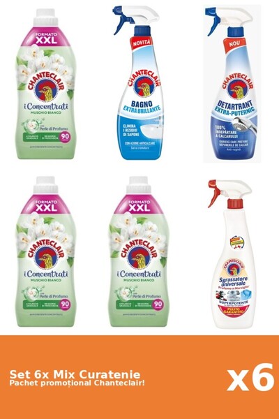 Chanteclair Set 6 Mix Curatenie Chanteclair: Clasic, Marsilia, Puternic, Mosc...