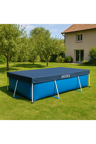 Intex Покривало/брезент за басейн, 300 x 200 см, термален , закрепващ шнур, т...