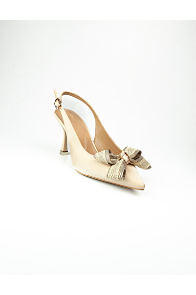 BABALİ Miss Park Moda 3031 Femei pantofi cu toc Bej