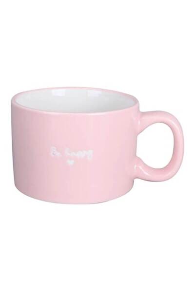 OEM Porcelain Mug, Pink + White, 280 ml