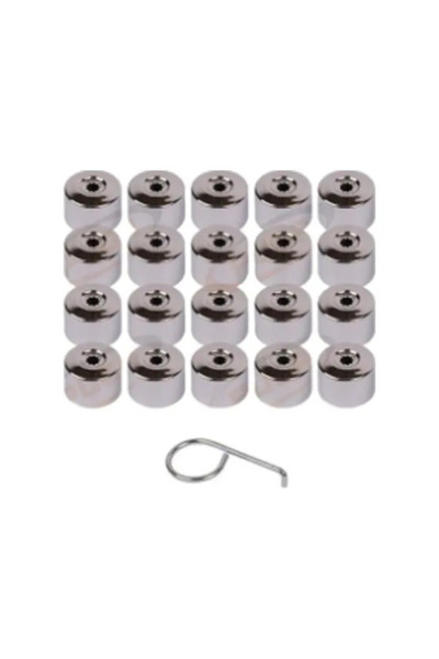 gözparoto Vw Polo Golf Jetta Passat Bijon Kapagı Krom 20 Adet Sökme Aparatı