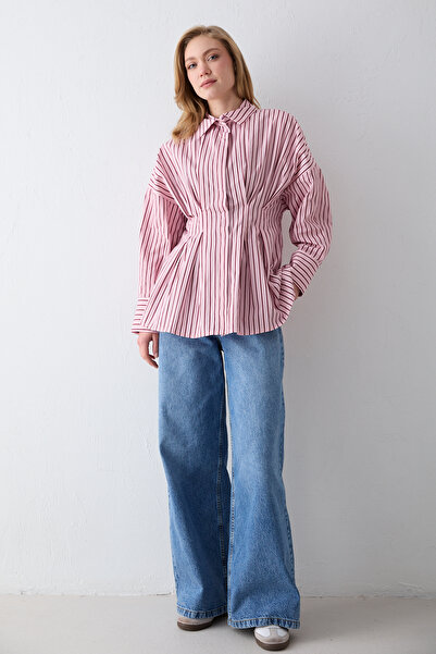 Melike Tatar cu dungi Cămașă 3-2330