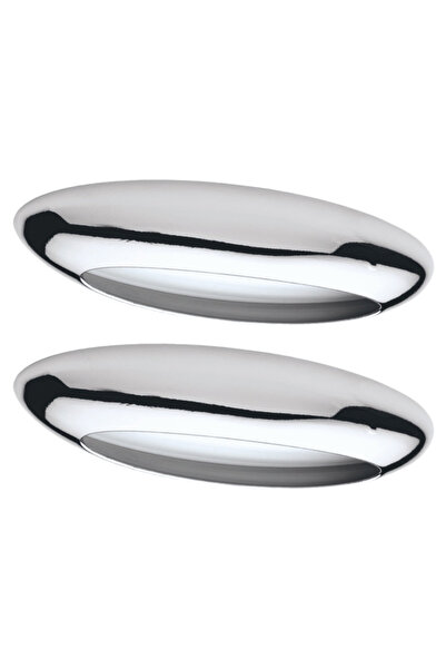 flores Set of 2 Furniture handles, metal, OZS-1131, length 117 mm, hole dista...