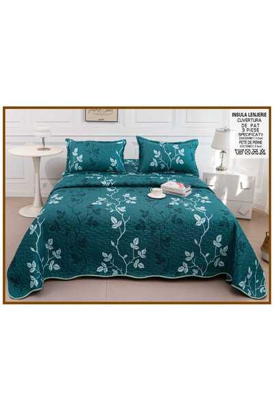 Om Bedspread Set 3 PCS, 220x 240cm