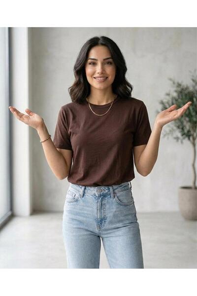 THEBEK Crew Neck Short Sleeve Bodysuit 100% Viscose Create Your Own Style