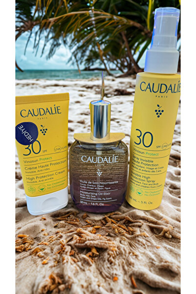 Caudalie GÜNEŞ HEDİYELİ YAZ SETİ 1 (elıxır+vınosun cream+vınosun sprey)