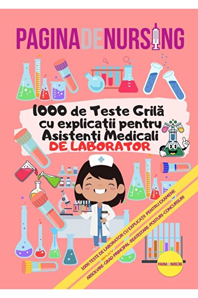 Pagina de Nursing 1000 de Teste Grilă cu explicații pentru Asistență medicală...