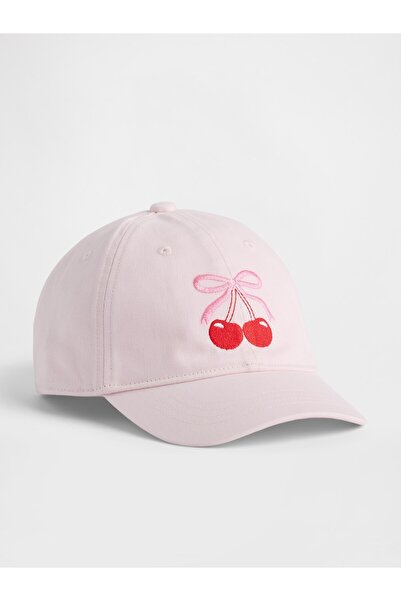 GAP Kız Çocuk Açık Pembe Beyzbol Şapka