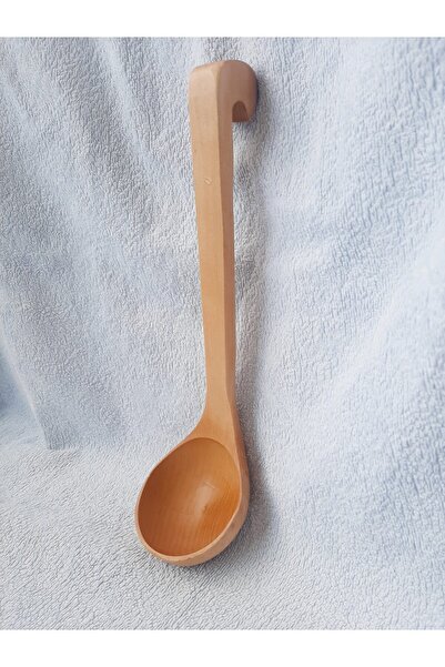 bir sürü eşya pak market Bamboo Fully Twisted Leather N Soup Ladle 29 cm