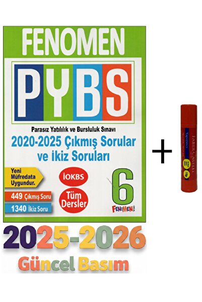 Fenomen Yayıncılık Fenomen 6.Sınıf Parasız Yatılılık ve Bursluluk Sınavı PYBS...