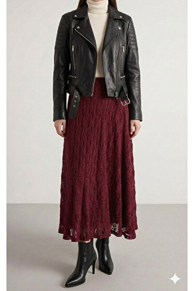 CNG MODA Lace Pieces of Long Lined Skirts