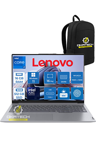 LENOVO THİNKBOOK 16 G6 IRL INTEL CORE I7-13700H 16GB 512GB SSD 16" WUXGA IPS ...