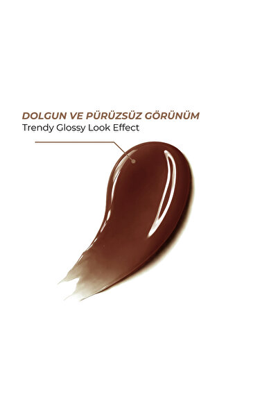 WIWIFY Lip Glowy Balm Cappuccino Glaze Renkli Dudak Bakım, Parlatıcı, Nemlendirici, Dolgun Görünüm 13 ML