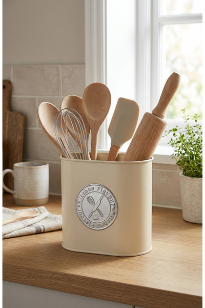 LİNMETAL Metal Baton Çok Amaçlı Mutfak ve Banyo Organizeri Saklama Kabı (Kitc...