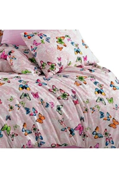 VIKI DISAIN 4 Piece Bed Linen 100% Cotton , Duvet Cover 200x220, Sheet XL 240...