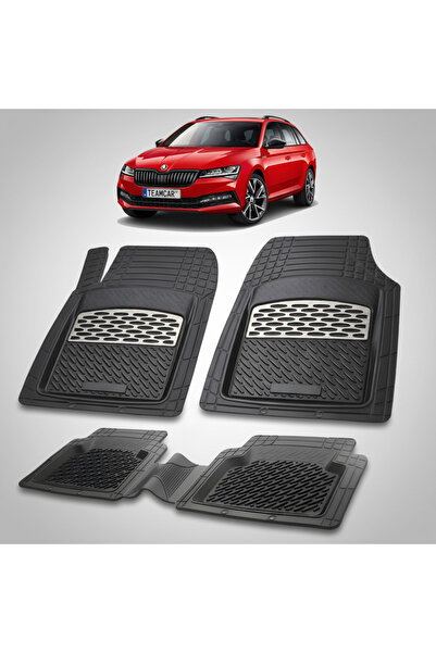 TEAMCAR Covorase Skoda Superb III Compatibile Combi Facelift 2019-2024 | Silver