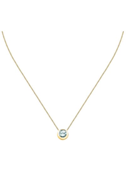 MORELLATO Colier Tesori Eterni, argint 925, auriu, topaz, lungime 45cm, SAXN03