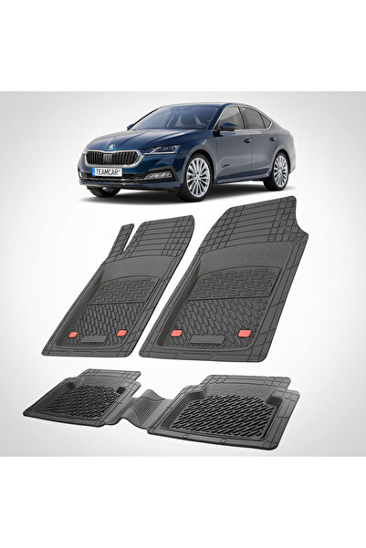 TEAMCAR Πατάκια δαπέδου συμβατά με Skoda Octavia IV Liftback Pre-facelift 202...