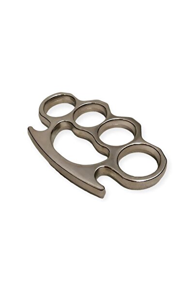 NOMOTHETIC Düz Gümüş Renk Kalın Mustamannnn