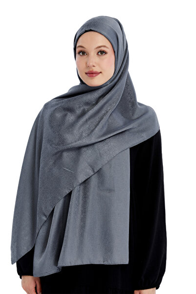 TRMODA قطن قطعة من شالات الجاكار بنقشة المونوغرام - مانع للانزلاق، لا تظهر عل...