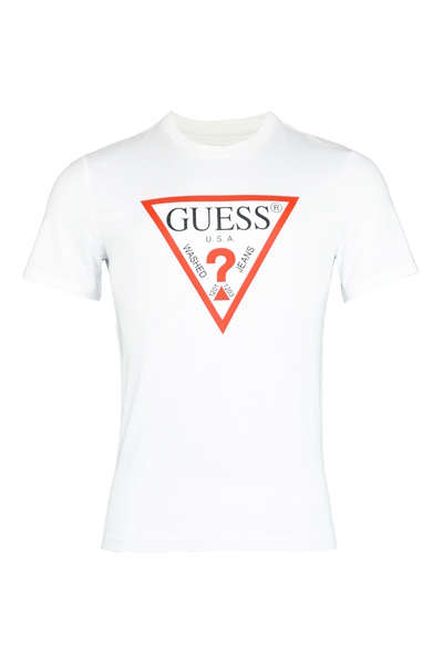 Guess T-Shirt CN SS Original Logo Kurzarmshirt