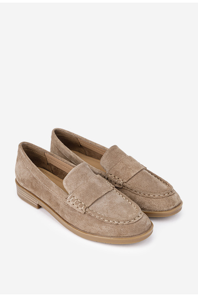 Dasha Women's taupe suede Leather