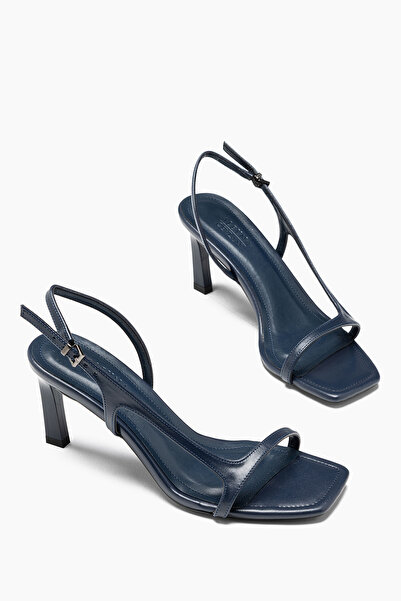 ALEYNA CEYLAN Nadia Larcivet Cilt Kare Burunlu Topuklu Sandalet