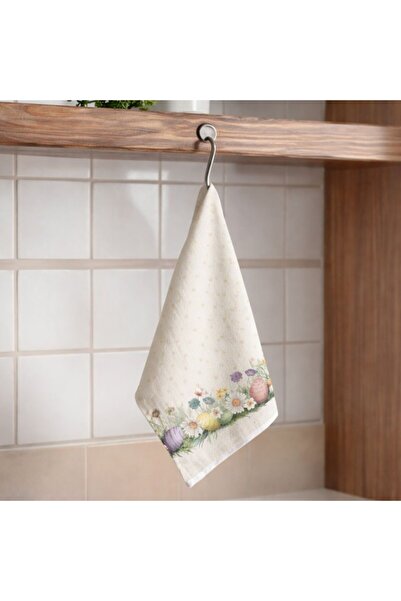 Lenjerii Deosebite Kitchen towel, 100% Cotton , Egly with spring flowers and ...