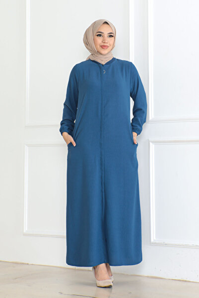 OKTAYUSTA COLLECTİON Sade Günlük Ολόσωμο Φεράκι με κρυφή πλαϊνή πάτσα και φερ...