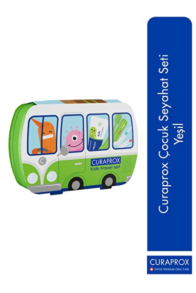 Curaprox Çocuk Seyahat Seti Yeşil