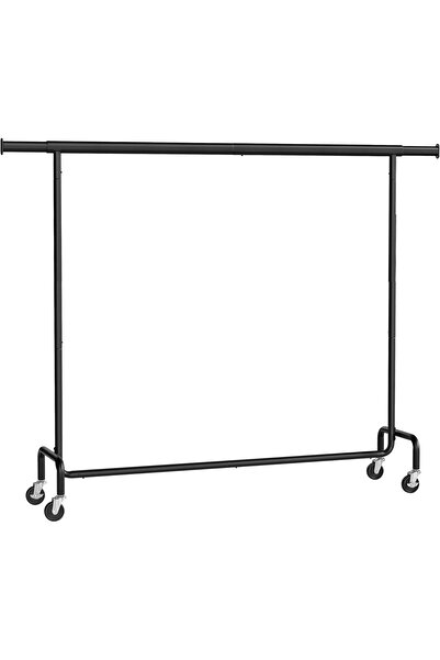 SONGMICS Rolling Garment Rack with Extendable Bar, 110 kg Load Capacity, 45x1...