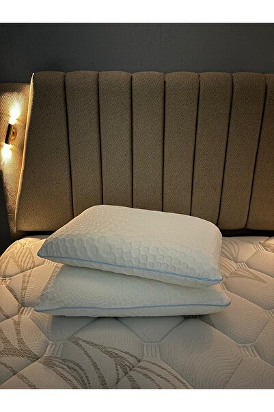 AKGUN FURNITURE Massage Air Visco Yastık – Masaj Etkili Ortopedik Visco Yastık