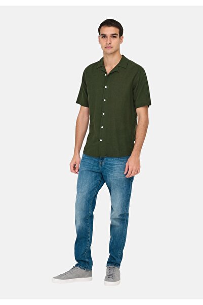 Only & Sons Hemd ONSCAIDEN Leinen Hemd